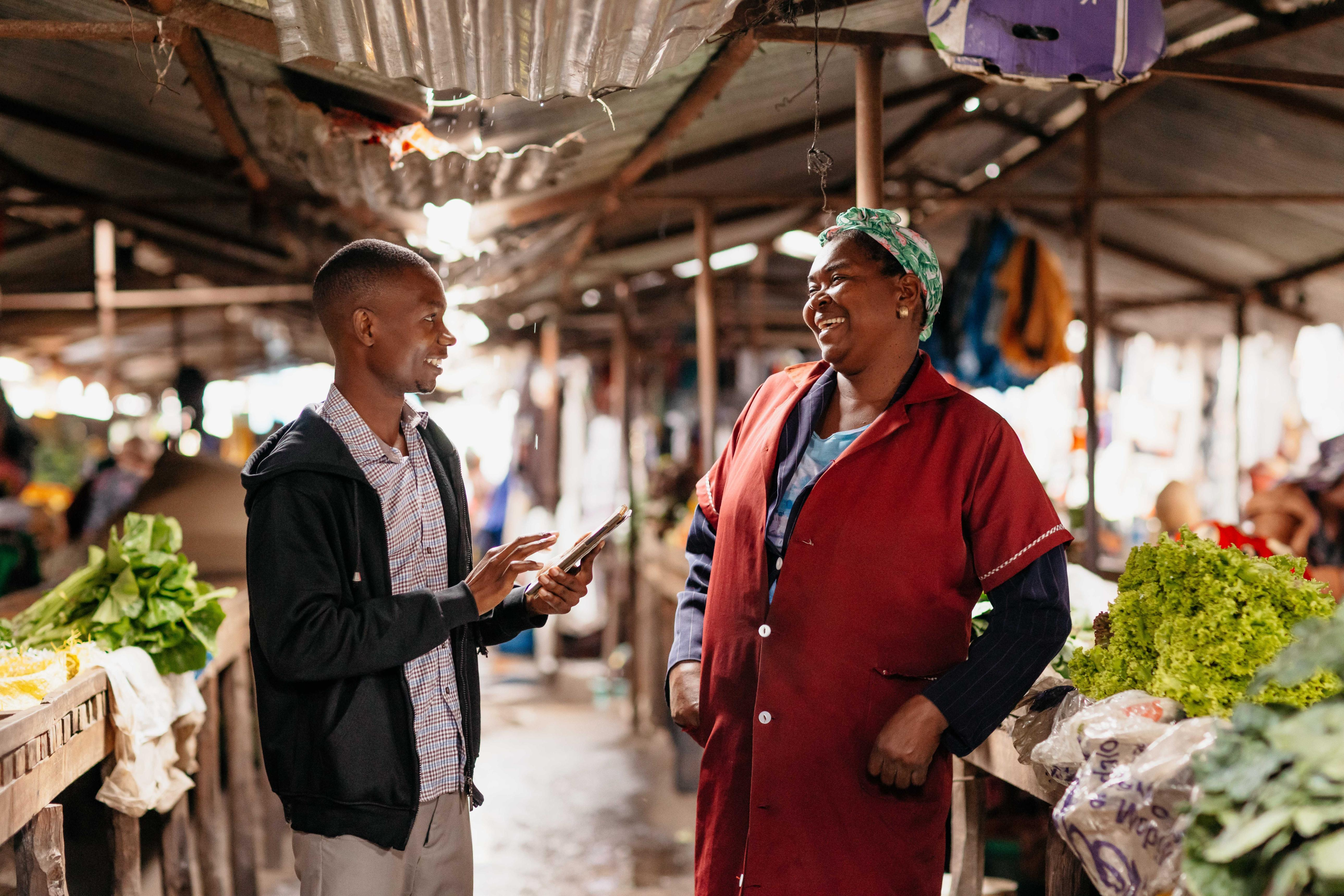 A market research interview