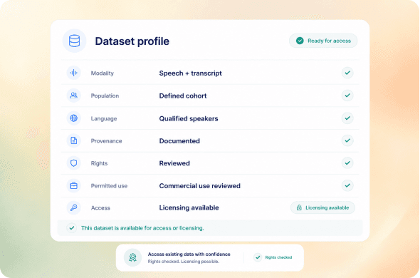 Access existing data